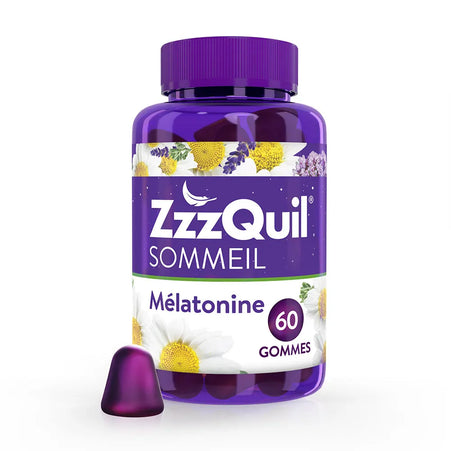 ZZZQUIL FORT SOMMEIL Mélatonine Arôme Fruits des Bois - 60 Gommes