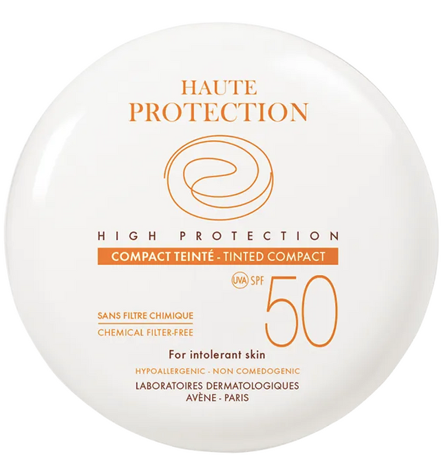 AVÈNE SOLAIRE Haute Protection Compact Teinté Sable SPF 50 - 10g