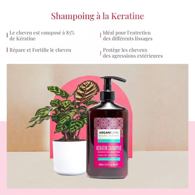 Shampoing réparateur et nutritif - Kératine
