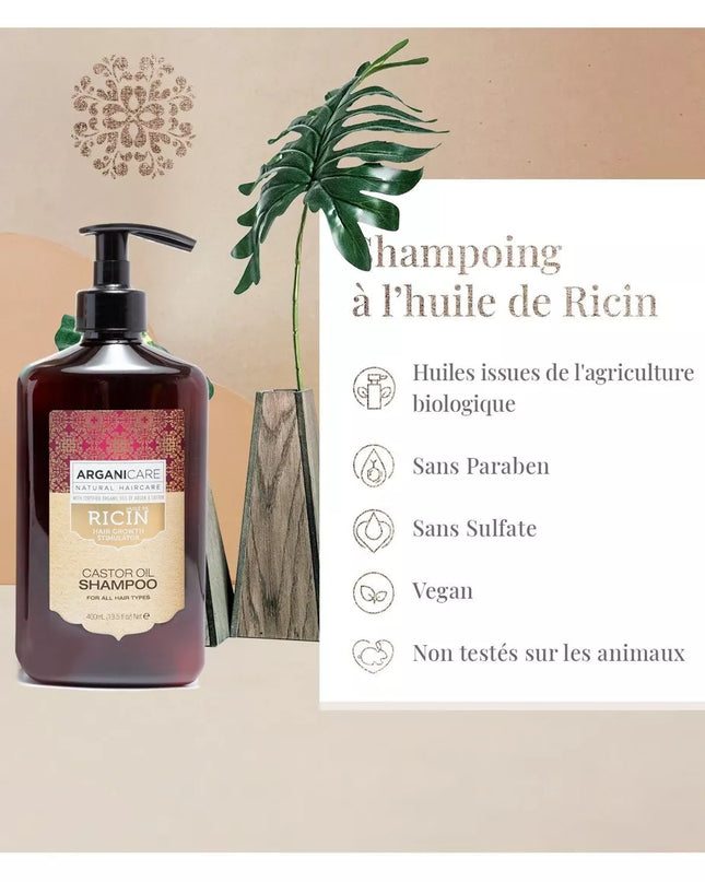 Shampoing accélérateur de croissance - Ricin