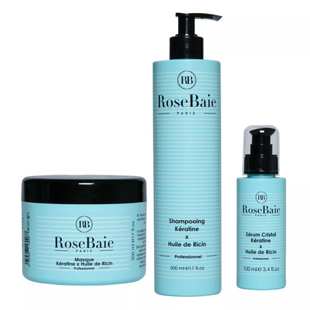 Rosebaie Gamme Ricin Shampoing/Masque/Sérum