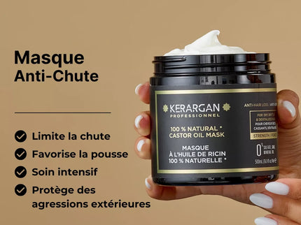 Kerargan - Masque Anti-Chute à l'Huile de Ricin - 500ml
