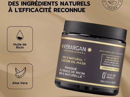 Kerargan - Masque Anti-Chute à l'Huile de Ricin - 500ml