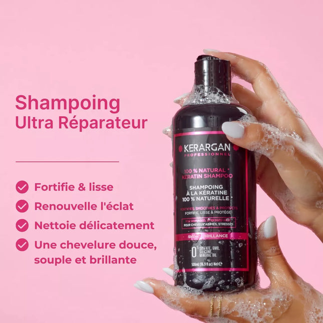 Kerargan - Shampoing Ultra Réparateur à la Kératine - 500ml