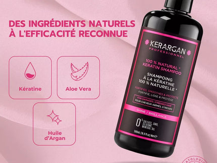 Kerargan - Shampoing Ultra Réparateur à la Kératine - 500ml