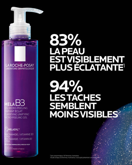 MELA B3 GEl Micro-Peeling Unifiant Eclat - 200ml LA ROCHE POSAY