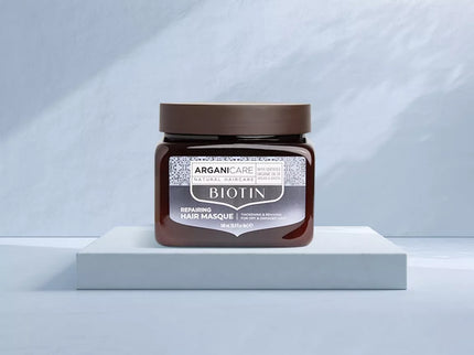 ARGANICARE Masque hydratant et réparateur à la Biotine - Cheveux secs et abîmés