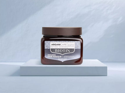 ARGANICARE Masque hydratant et réparateur à la Biotine - Cheveux secs et abîmés