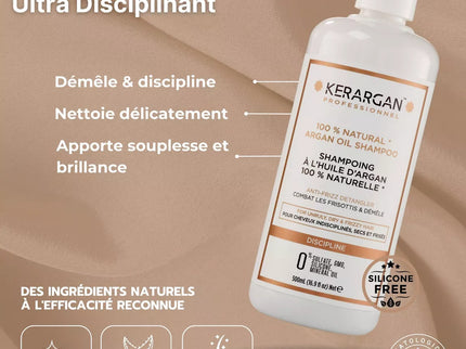 Kerargan - Shampoing Disciplinant à l'Huile d'Argan - 500ml