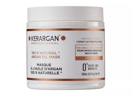 Kerargan - Masque Disciplinant à l'Huile d'Argan - 500ml