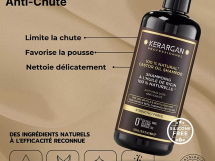 Kerargan - Duo Anti-Chute Shampoing & Masque Huile de Ricin - 2x500ml