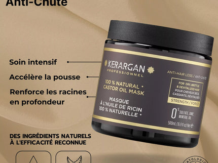 Kerargan - Duo Anti-Chute Shampoing & Masque Huile de Ricin - 2x500ml