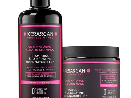 Kerargan - Duo Shampoing & Masque à la Kératine - 2x500ml