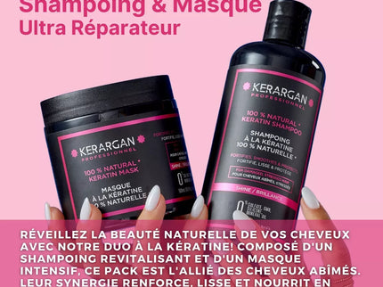 Kerargan - Duo Shampoing & Masque à la Kératine - 2x500ml