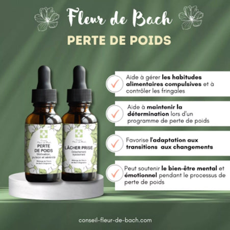 Conseil fleur de Bach® - Fleur de Bach pour Maigrir- Perte de poids -30Ml