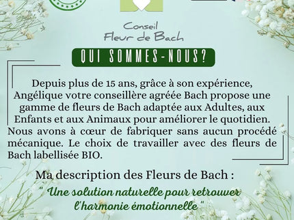 Conseil fleur de Bach® - Fleur de Bach pour Maigrir- Perte de poids -30Ml