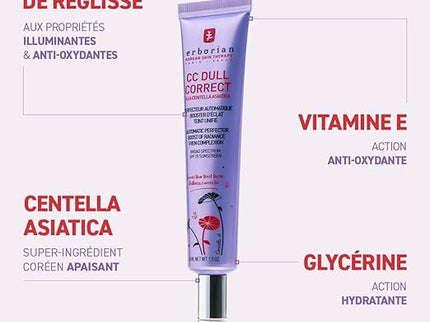 ERBORIAN CC DULL CORRECT à la Centella Asiatica 45ml