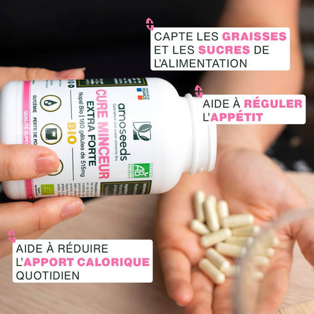 Nopal Bio Extra Fort | Formule Puissante | 180 Gélules Vegan | Qualité Supérieure