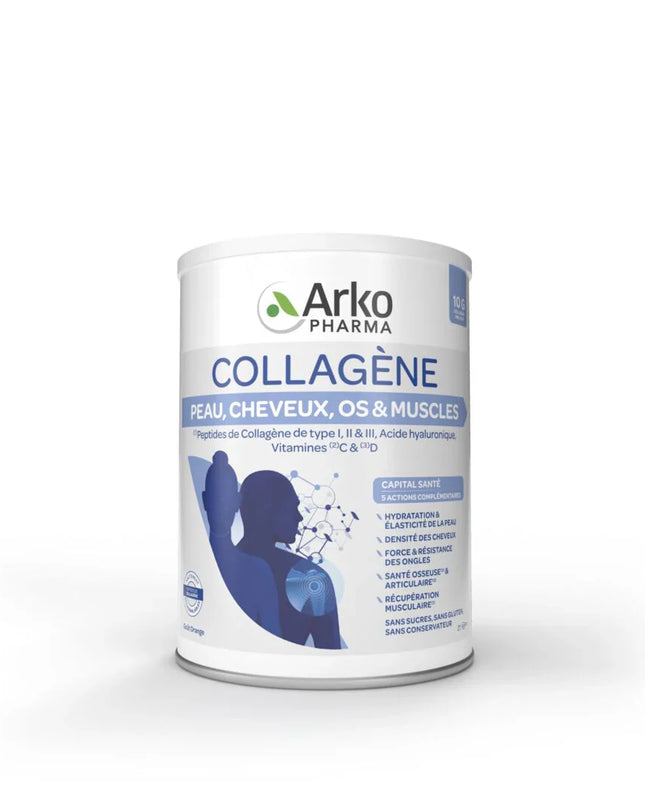 ARKOPHARMA COLLAGÈNE Peau Cheveux Os et Muscles - Poudre 260g