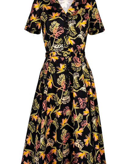 Robe Swing Palmier Paradisiaque Bridget