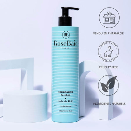 Rosebaie SHAMPOING RICIN POUSSE & HYDRATATION