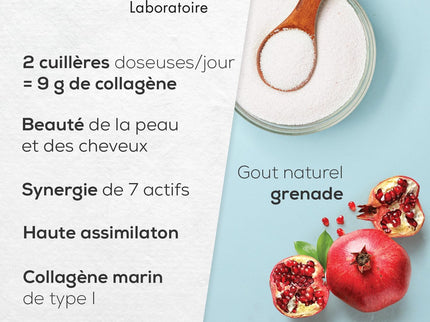 GRANIONS COLLAGENE + BEAUTE Peau et Cheveux - Poudre Parfum Grenade 275g