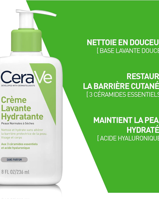 CERAVE Crème Lavante Hydratante - 473ml