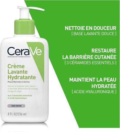 CERAVE Crème Lavante Hydratante - 473ml
