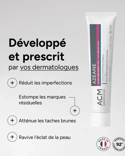 ACM AZEANE Crème Acide Azélaïque 15% - 30g