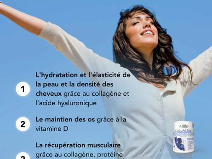 ARKOPHARMA COLLAGÈNE Peau Cheveux Os et Muscles - Poudre 260g