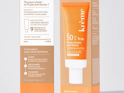 KRÈME FLUIDE SOLAIRE ANTI-TACHE SPF50 - 40ml