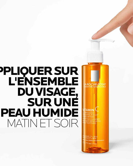 VITAMIN C Gel Moussant Rénovateur Éclat Pores Affinés - 200ml LA ROCHE POSAY