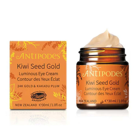 ANTIPODES KIWI SEED GOLD Crème Contour des Yeux Eclat - 30ml