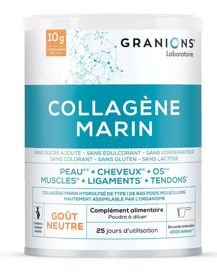 GRANIONS COLLAGENE MARIN Type 1 Goût Neutre - 285g