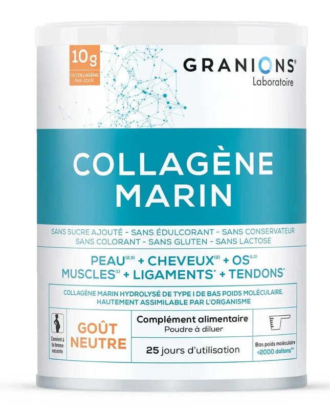 GRANIONS COLLAGENE MARIN Type 1 Goût Neutre - 285g