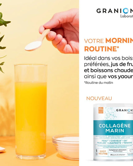 GRANIONS COLLAGENE MARIN Type 1 Goût Neutre - 285g