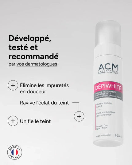 ACM DEPIWHITE Mousse Nettoyante Éclaircissante - 200ml