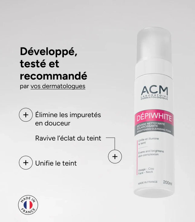 ACM DEPIWHITE Mousse Nettoyante Éclaircissante - 200ml