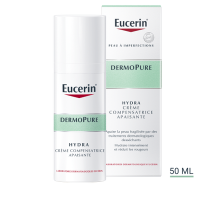 EUCERIN DERMOPURE Hydra Crème Compensatrice Apaisante - 50ml