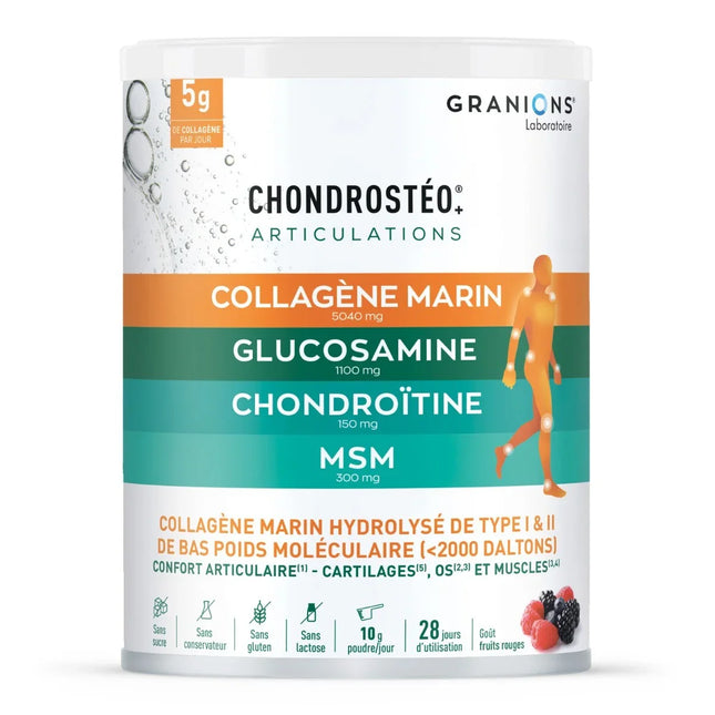 CHONDROSTÉO + Articulations - Collagène Marin - Poudre 280g