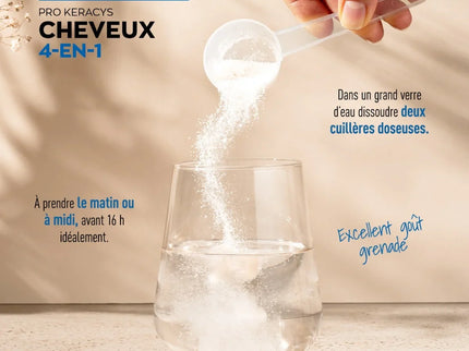 GRANIONS PRO KERACYS Collagène Cheveux 4 en 1 Poudre - 300g