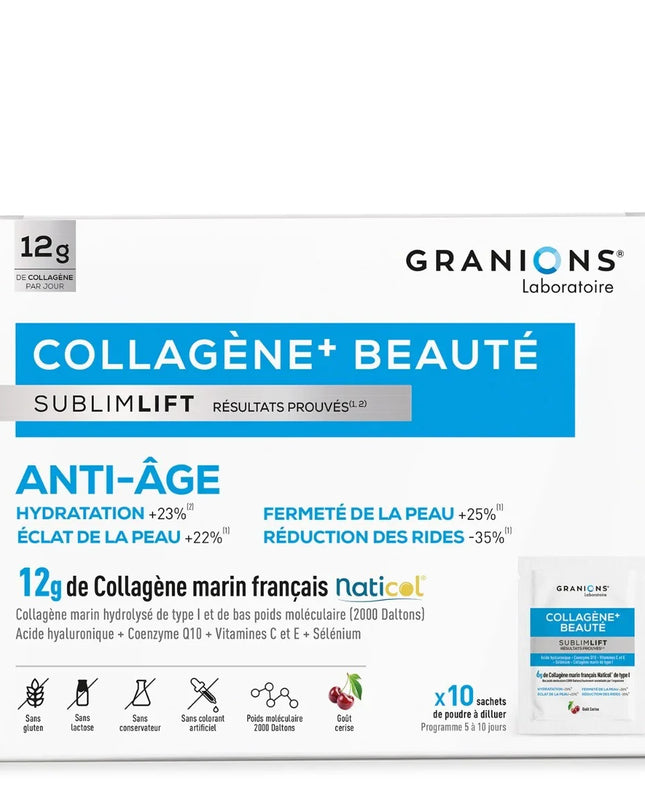 GRANIONS COLLAGENE + BEAUTÉ Sublimlift - 10 Sachets
