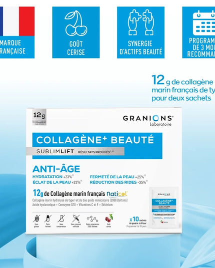 GRANIONS COLLAGENE + BEAUTÉ Sublimlift - 10 Sachets