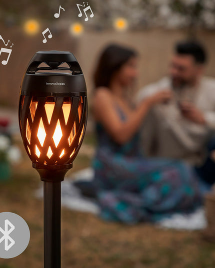 Haut-Parleur Sans Fil avec LED Effet Flamme Spekkle InnovaGoods