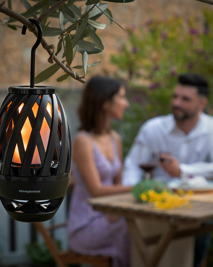 Haut-Parleur Sans Fil avec LED Effet Flamme Spekkle InnovaGoods