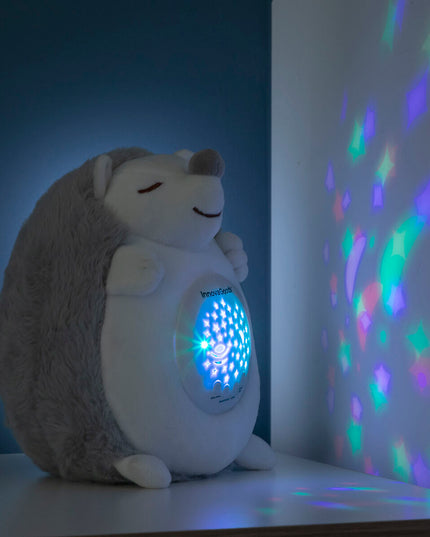 Hérisson en Peluche avec Bruit Blanc et Veilleuse Spikey InnovaGoods