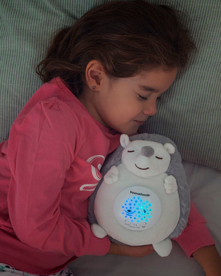 Hérisson en Peluche avec Bruit Blanc et Veilleuse Spikey InnovaGoods