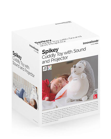 Hérisson en Peluche avec Bruit Blanc et Veilleuse Spikey InnovaGoods
