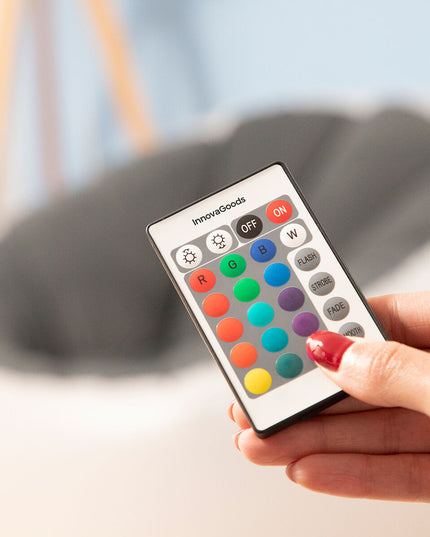 Fauteuil Gonflable avec LED Multicolore et Télécommande Chight InnovaGoods
