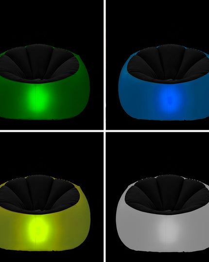 Fauteuil Gonflable avec LED Multicolore et Télécommande Chight InnovaGoods